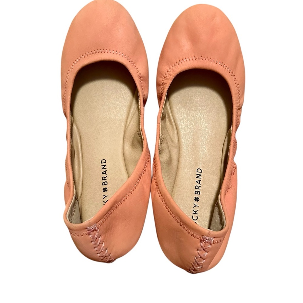 Lucky Brand Women's Peach Ballet Flats